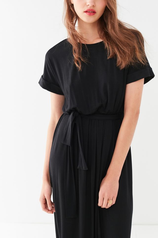 Robe t-shirt longue à ceinture UO #3