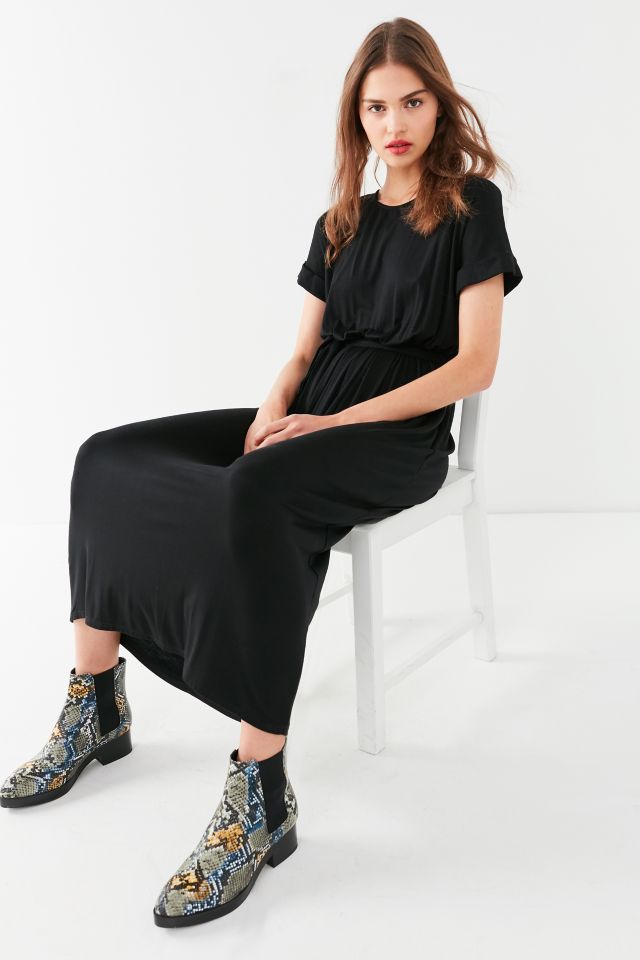 Robe t-shirt longue à ceinture UO #4