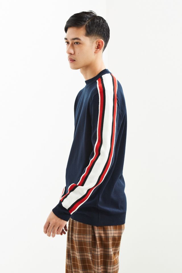 UO Navy Taped Sweater #1