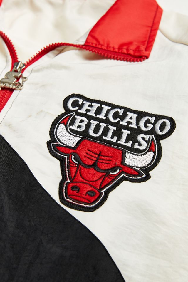 Veste Vintage Starter Chicago Bulls - Taille XL - Années 90 - Rouge - Produit Officiel NBA - Occasion