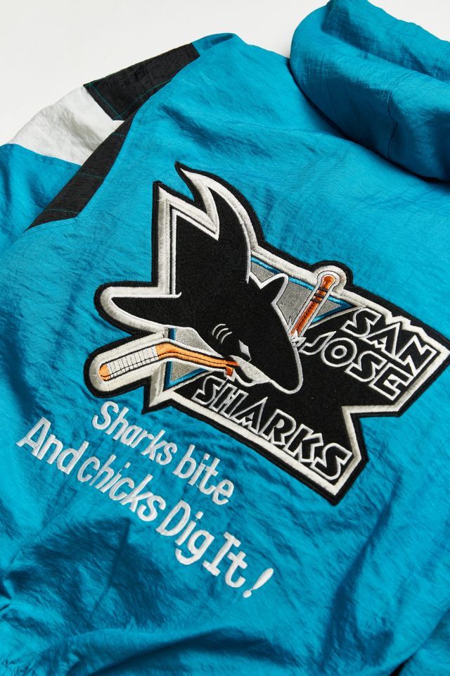 Vintage Starter San Jose Sharks Anorak Jacket #1