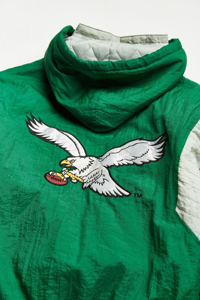 Vintage 90s Starter Philadelphia Eagles Pullover Jacket Mens 