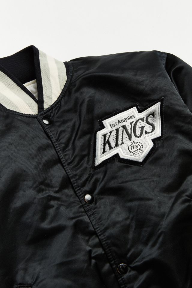 Urban Outfitters Vintage Starter Los Angeles Kings Varsity Jacket in Black  for Men