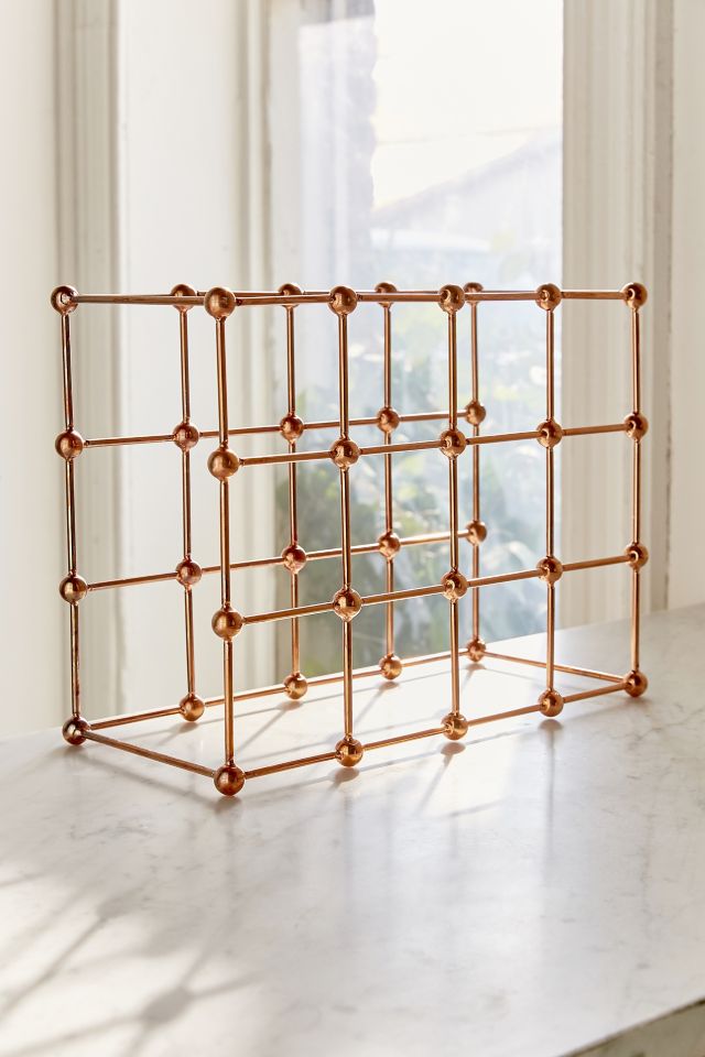 Rose Gold Wine Rack #1