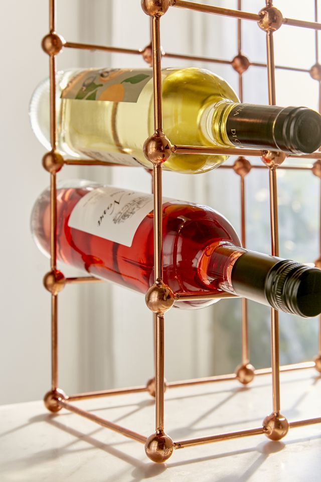Rose Gold Wine Rack #2