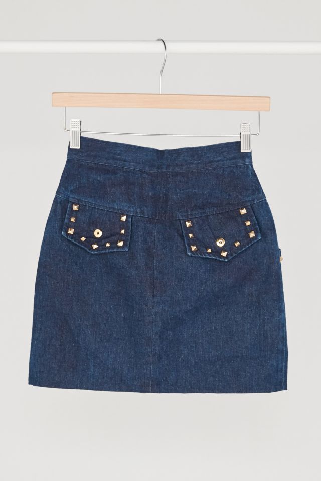 Vintage ‘90s Studded Denim Skirt #2
