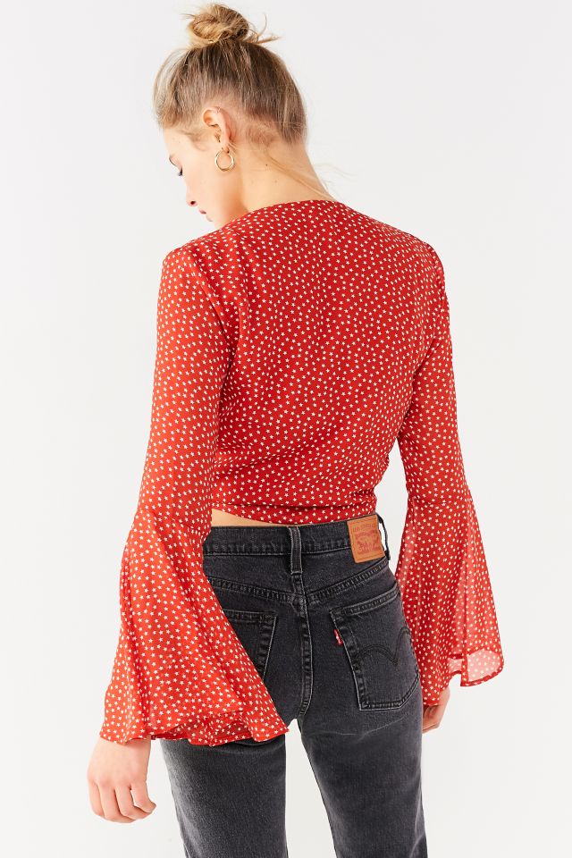 Urban Outfitters MELODY HOOK AND EYE CROP TOP Multiple / no