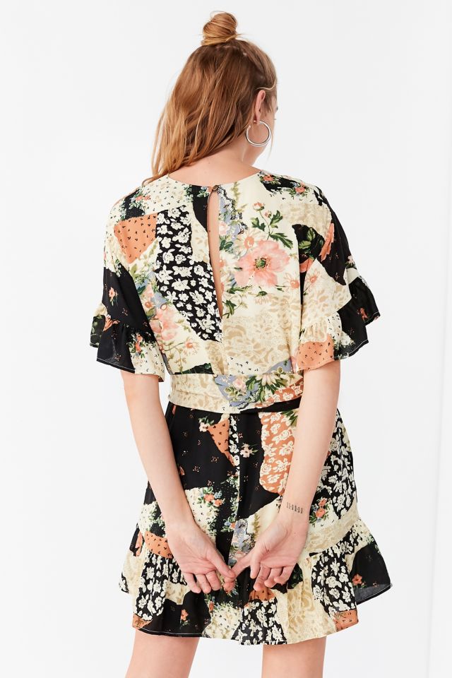 UO Suddenly Spring Ruffle Tie Dress #1