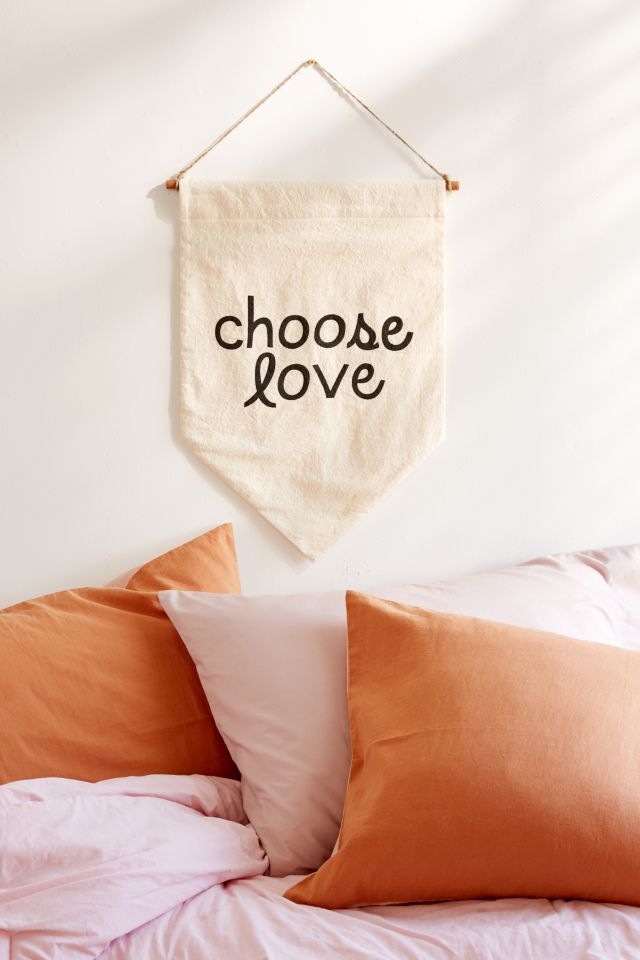 Secret Holiday & Co. Choose Love Banner | Urban Outfitters Canada