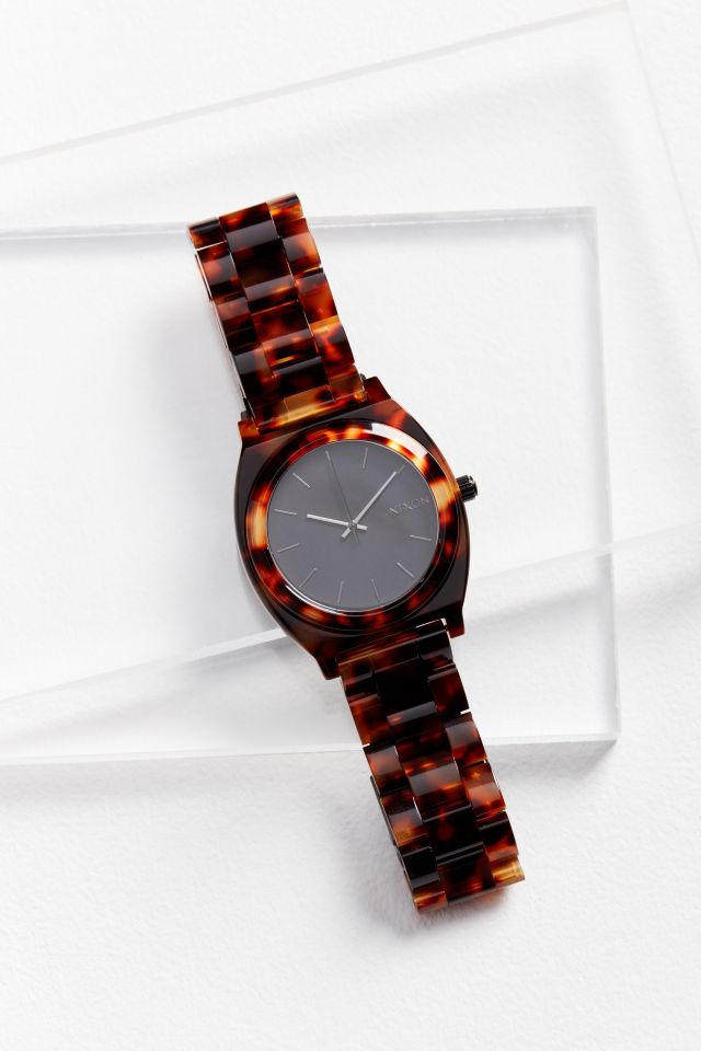 Nixon Time Teller Acetate Tortoiseshell Watch #2