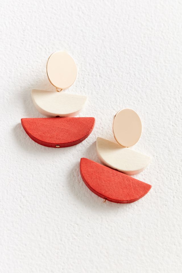 Joan Half Moon Drop Earring #1