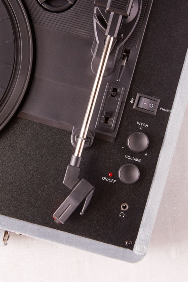 Crosley UO Exclusive Slate Velvet Cruiser Bluetooth Record Player #4