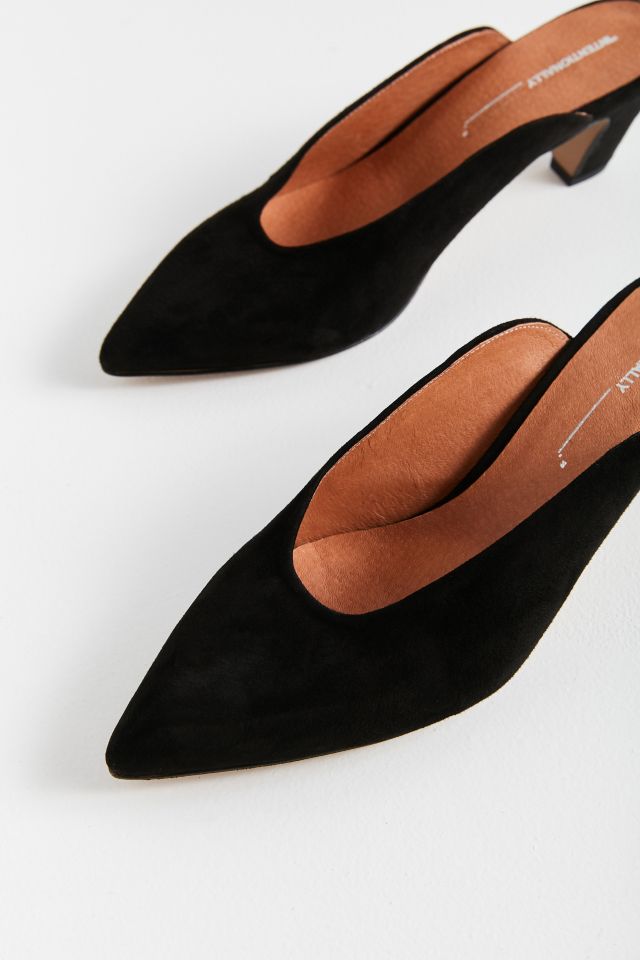 Intentionally Blank Perf Suede Mule #1