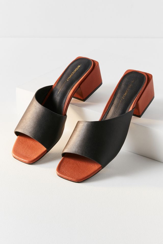 Intentionally Blank Roll Asymmetrical Mule Heel #1