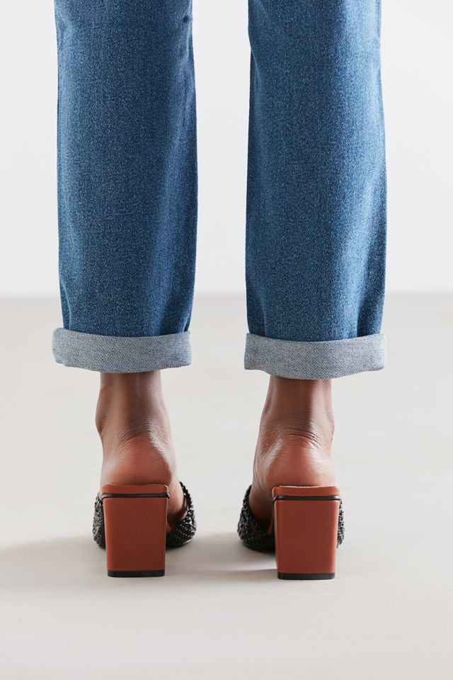 Intentionally Blank Roll Woven Mule Heel #4