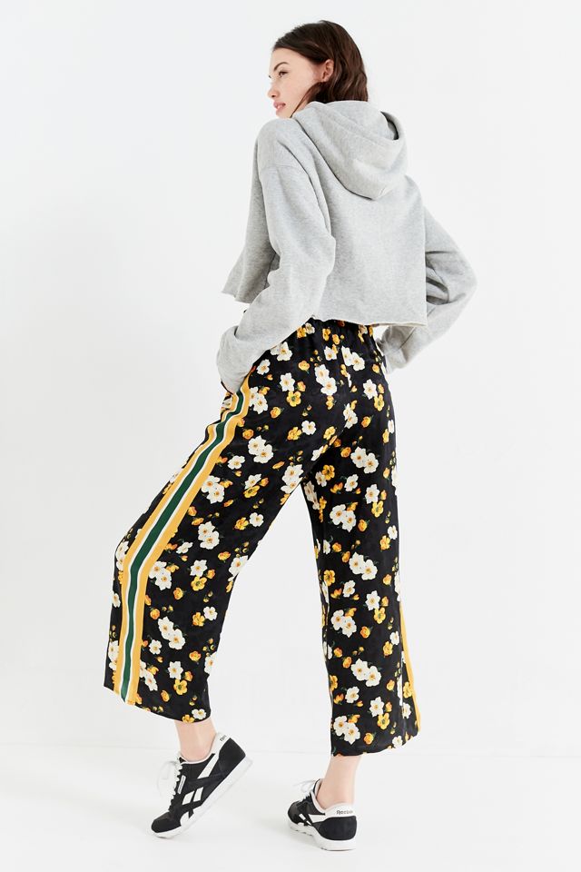 UO Side Striped Satin Track Pant #3