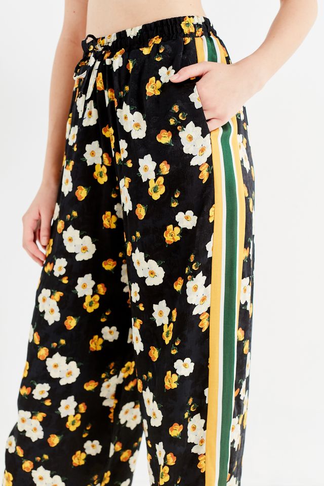 UO Side Striped Satin Track Pant #4