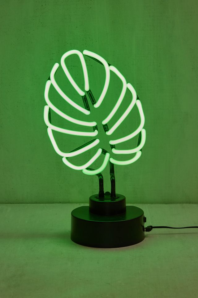 Monstera Leaf Neon Sign Table Lamp #1