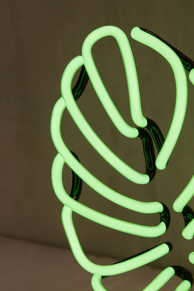 Monstera Leaf Neon Sign Table Lamp #3