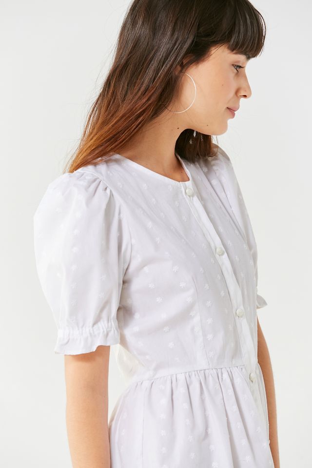Lykke Wullf Alice Embroidered Button-Down Dress #2