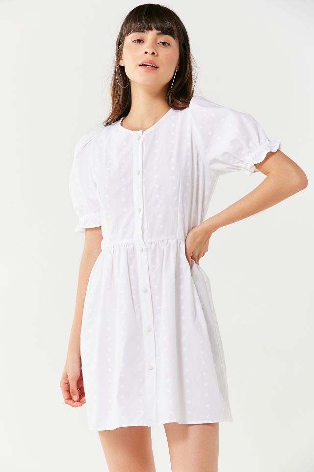Lykke Wullf Alice Embroidered Button-Down Dress #3