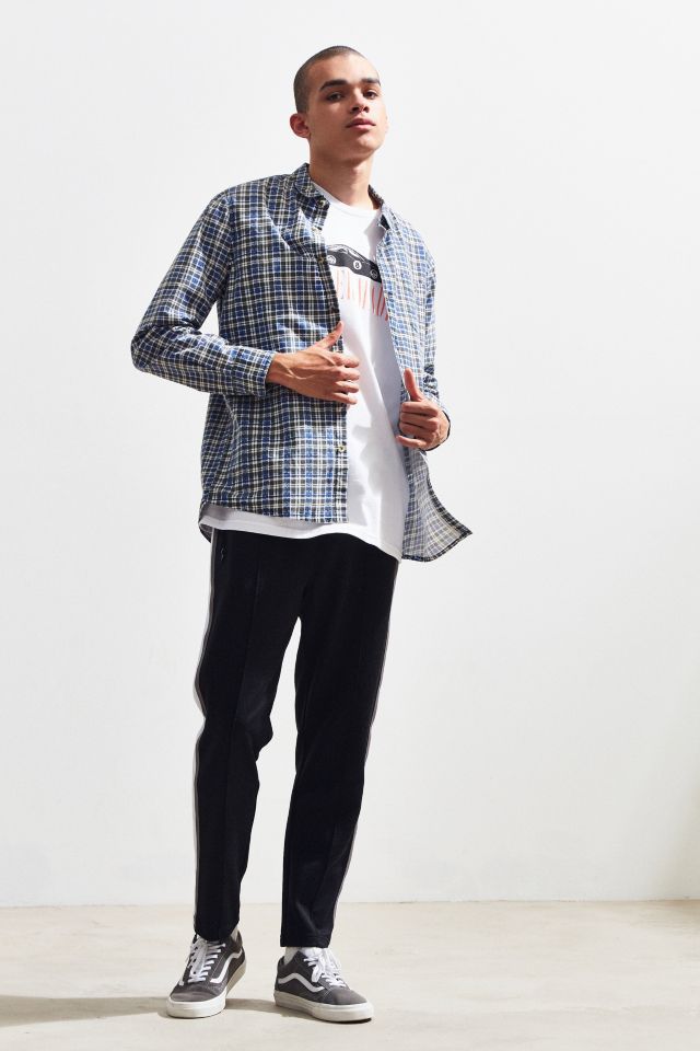 Rolla’s Men At Work Navy Flannel Button-Down Shirt #5