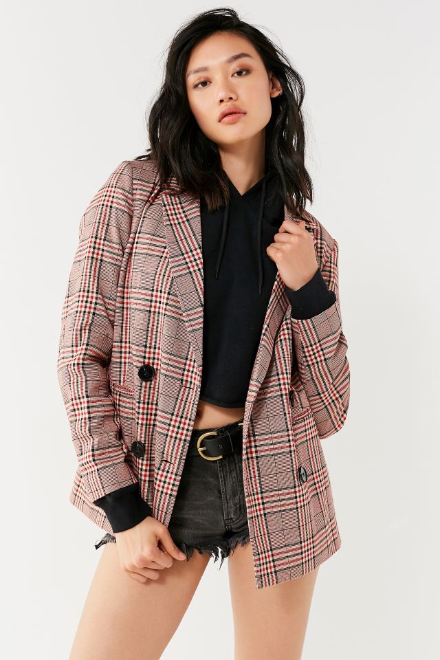 UO Checkered Blazer #3