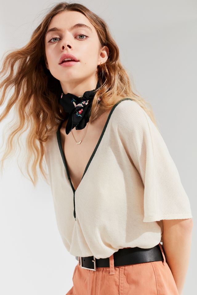 Out From Under Relaxed Henley Top #1