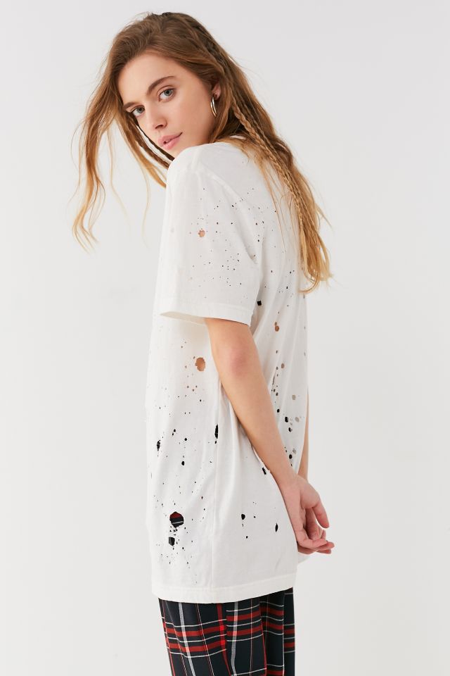 Urban Renewal Recycled Distressed Boyfriend Tee #1