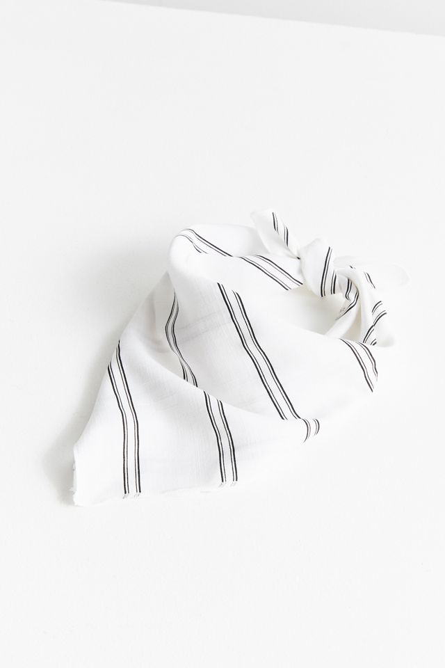 Linen Stripe Bandana | Urban Outfitters