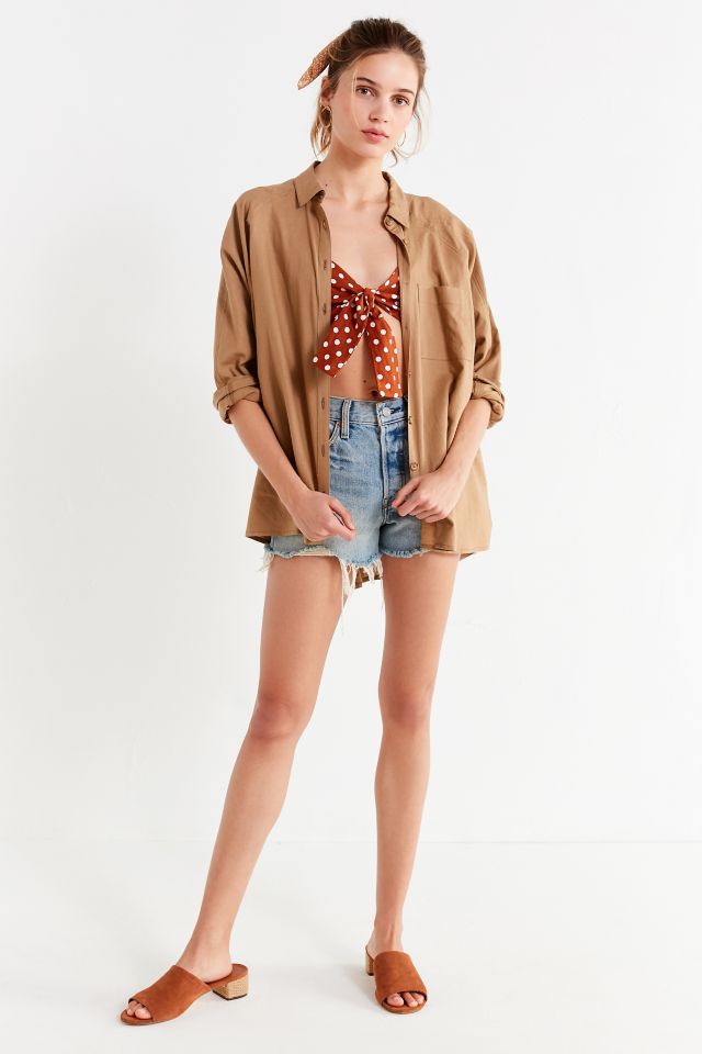 UO Brendan Button-Down Linen Shirt #2