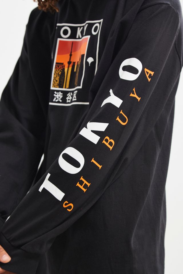 Tokyo Long Sleeve Tee | Urban Outfitters