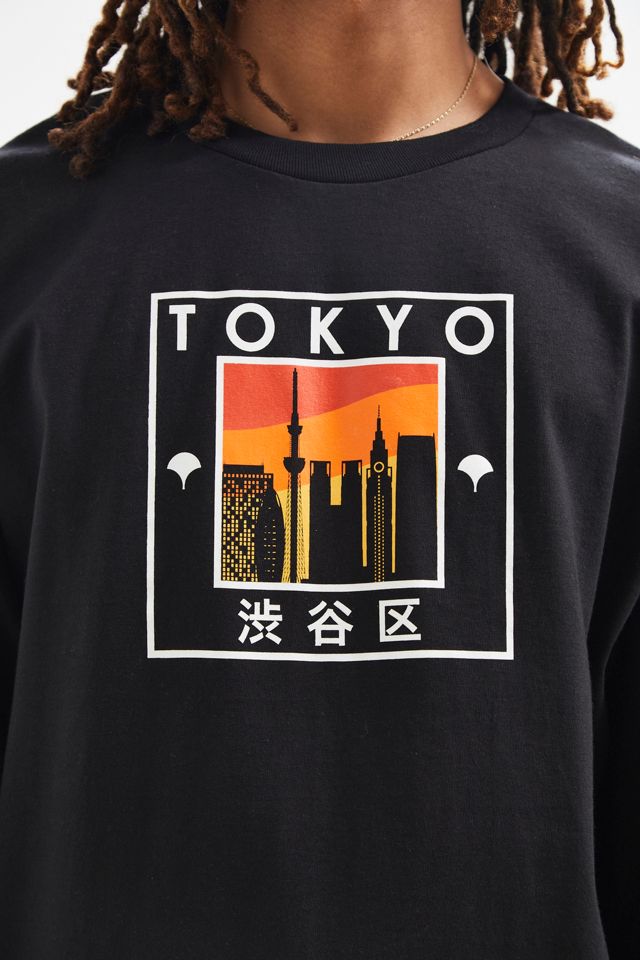 Tokyo Long Sleeve Tee | Urban Outfitters