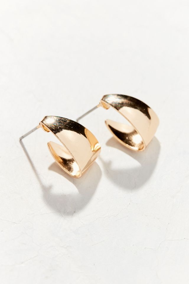 Tia Tapered Hoop Earring #1