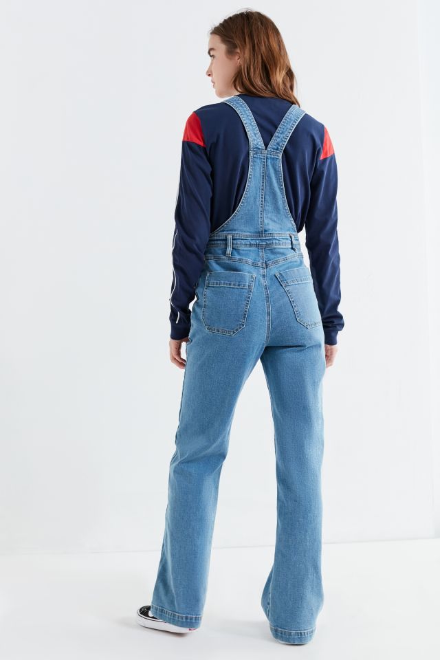 LF Markey Flare Denim Overall – Light Blue #1