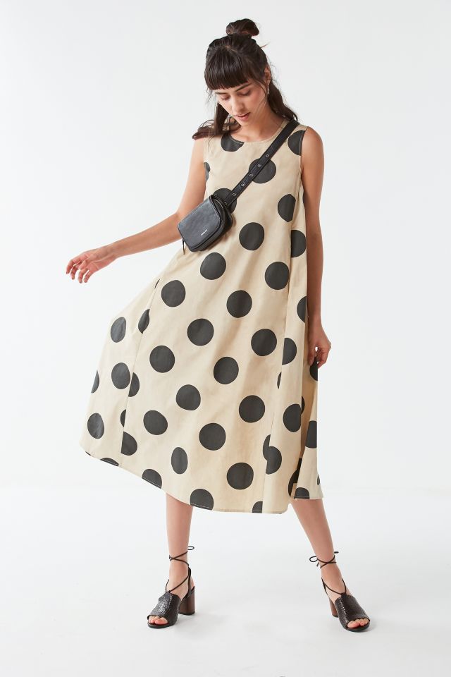 CAARA Chelsea Polka Dot Midi Dress #3