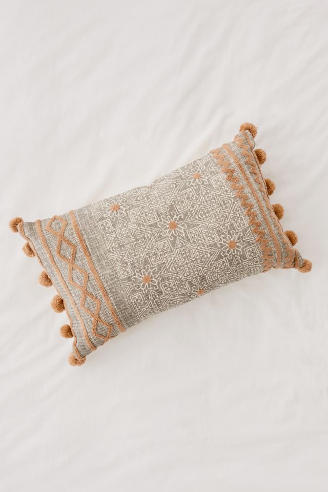 Geo Tufted Bolster Pillow #1