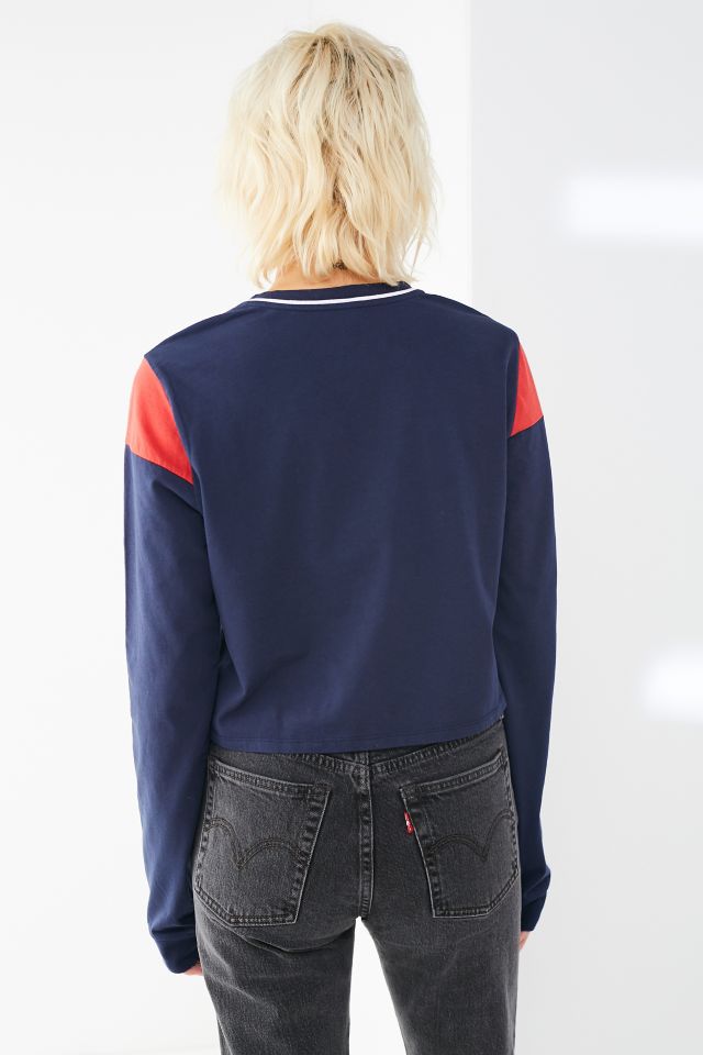 Colorblock Striped Long Sleeve Tee #2