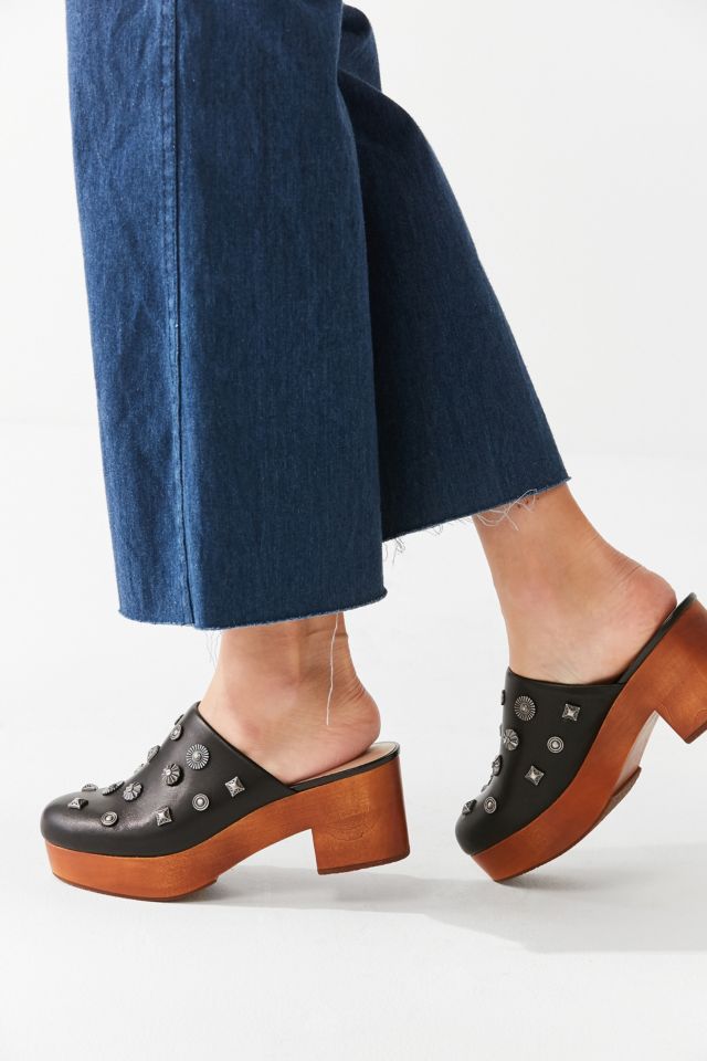Blair Embellished Wood Clog