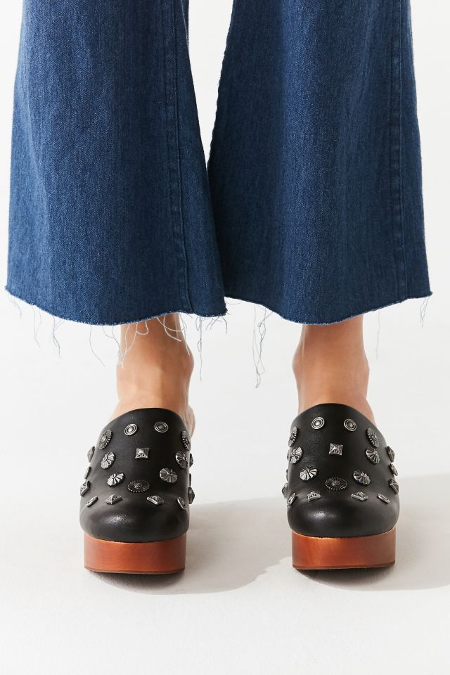 Blair Embellished Wood Clog #4