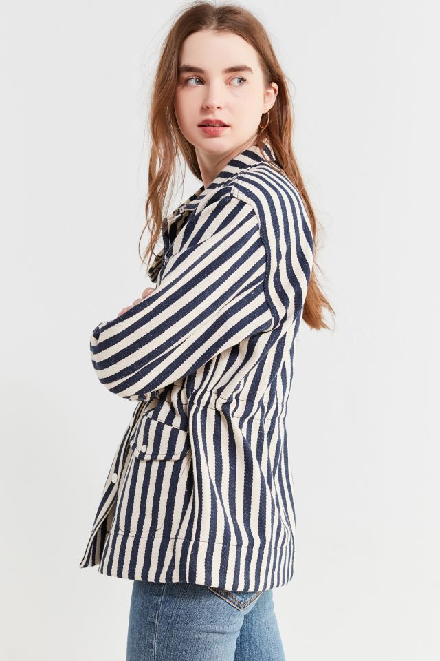 UO Striped Utility Jacket | Urban Outfitters