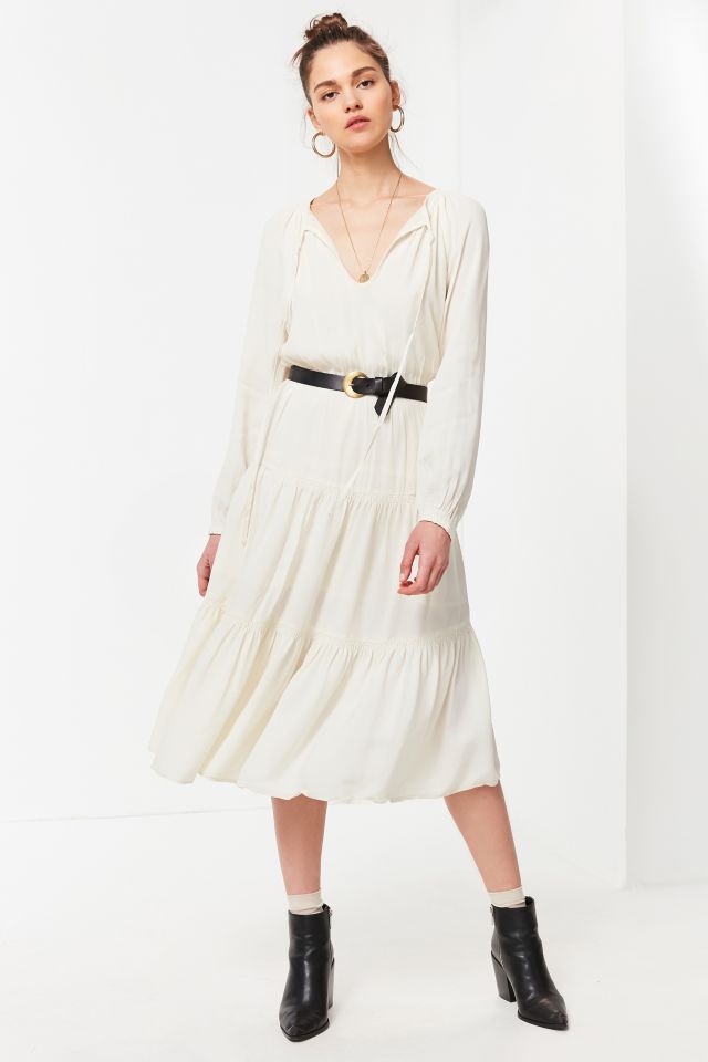 UO Reese Tiered Smocked Midi Dress #5