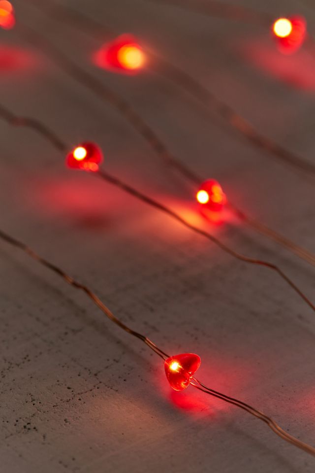 Heart Battery Powered String Lights #1