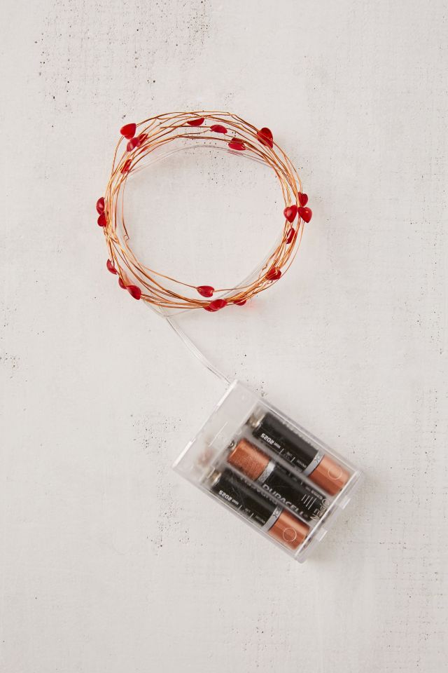 Heart Battery Powered String Lights #3
