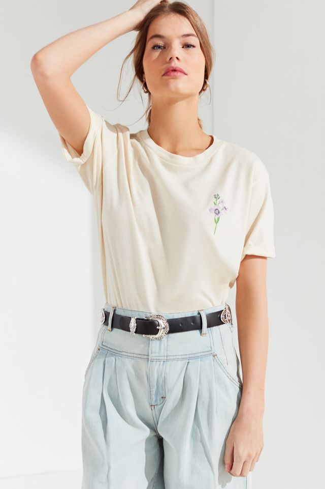 Somewhere Some Day Flower Tee #2