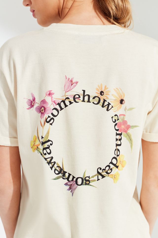 Somewhere Some Day Flower Tee #3