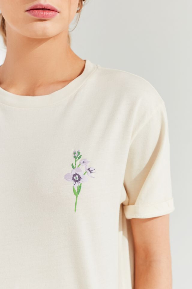 Somewhere Some Day Flower Tee #4