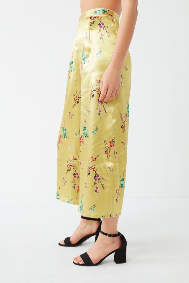 UO Clarissa Silky Floral Culotte Pant #3