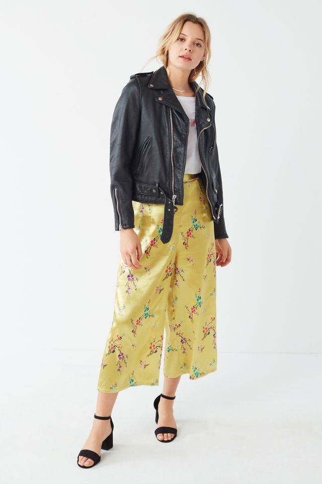 UO Clarissa Silky Floral Culotte Pant #5