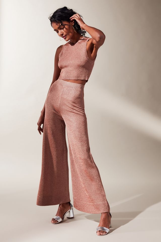 Pantalon Culotte en Tricot Métallique UO #2